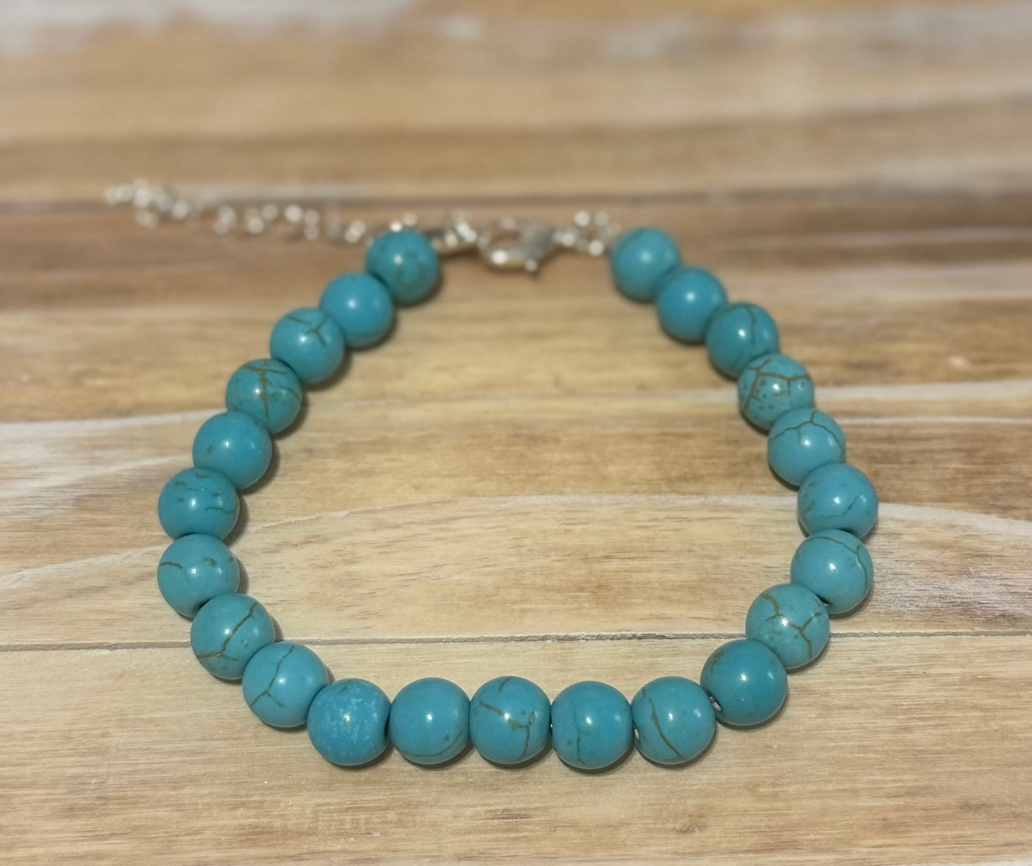 Hand beaded bracelet
