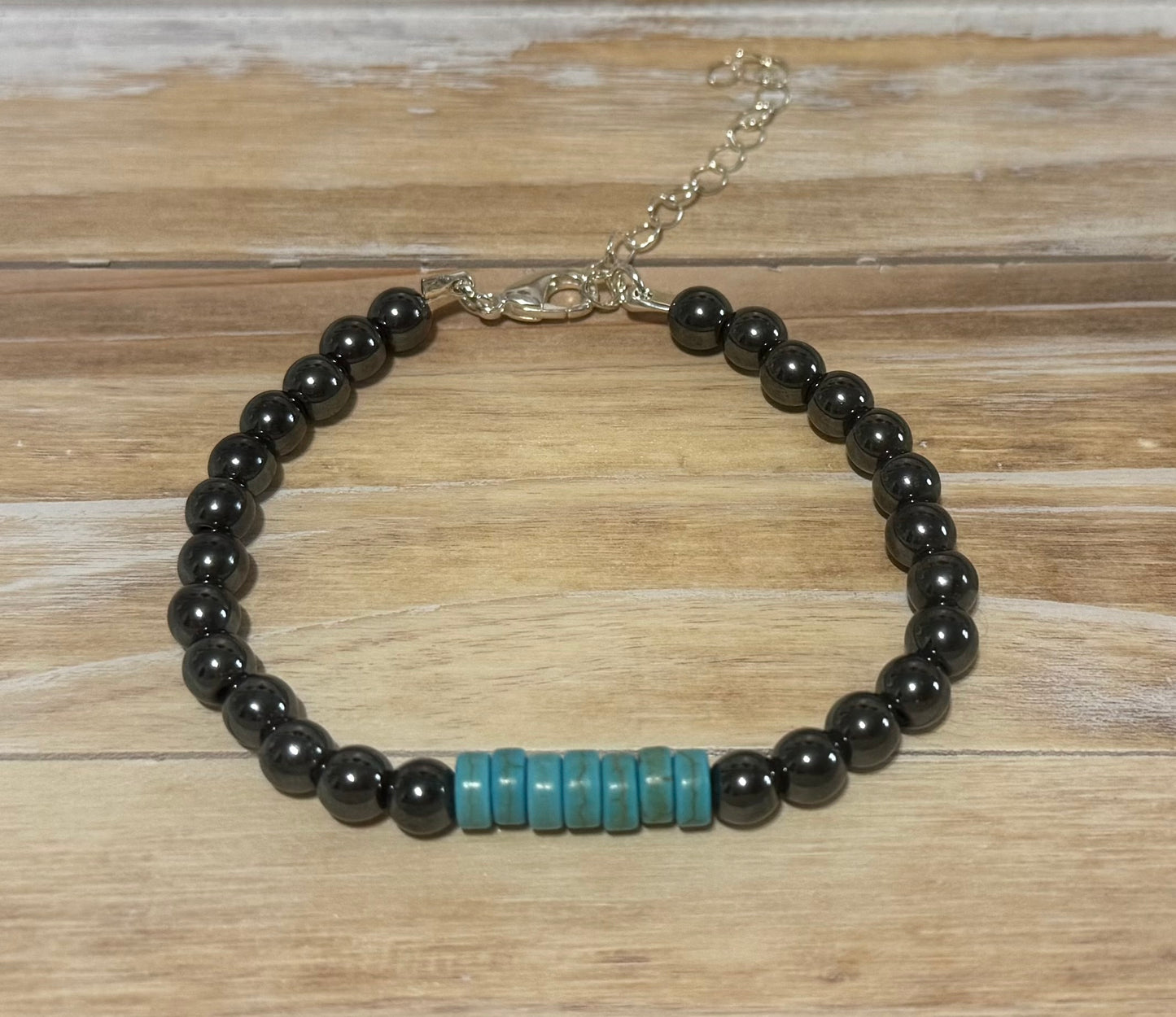 Hand beaded bracelet