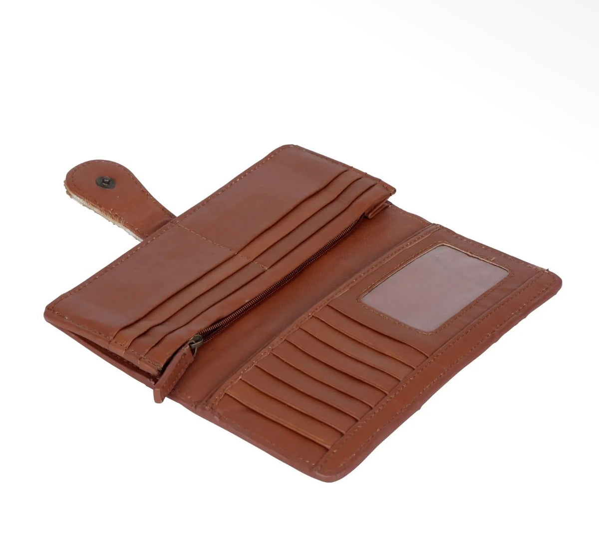 Bleu cowhide wallet