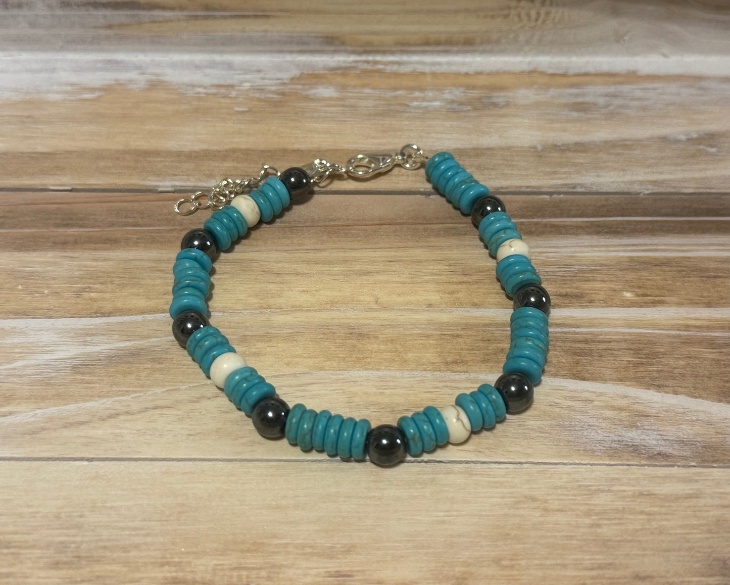 Hand beaded bracelet