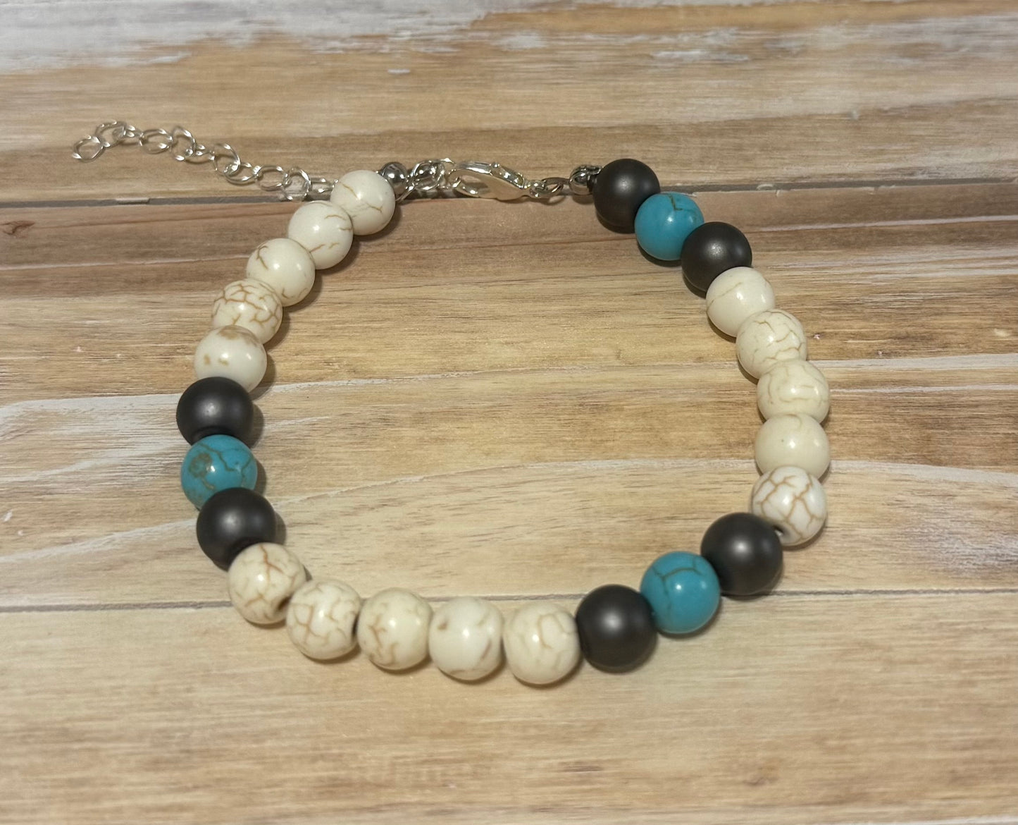 Hand beaded bracelet