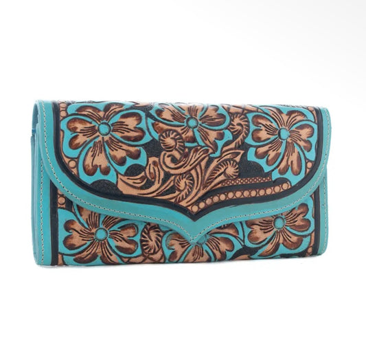 Mrya bag Tooled wallet