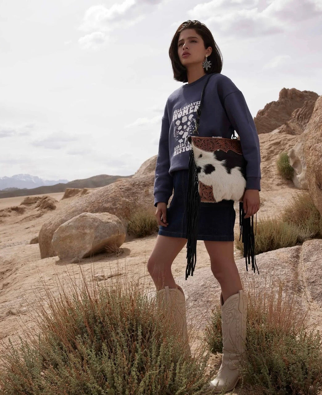 Myra bag cowhide tool purse