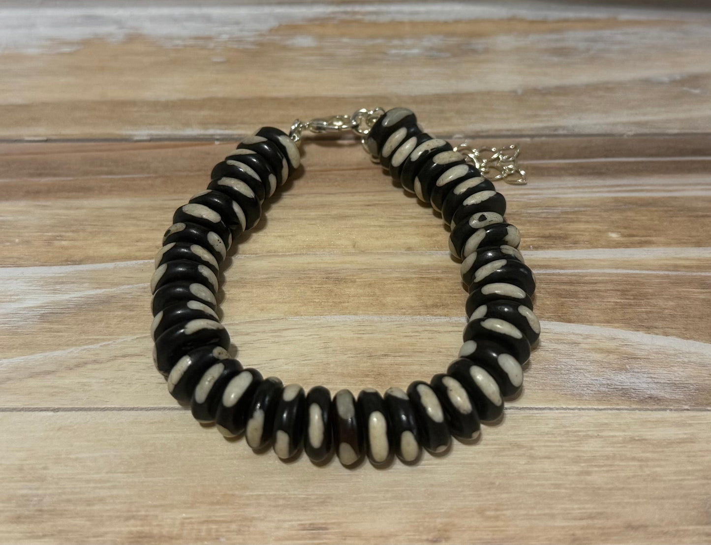 Hand beaded bracelet