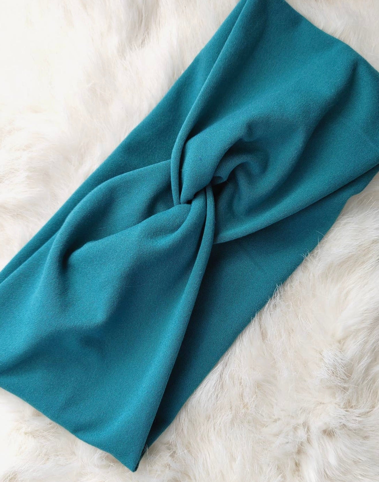 Teal Buttery Headband