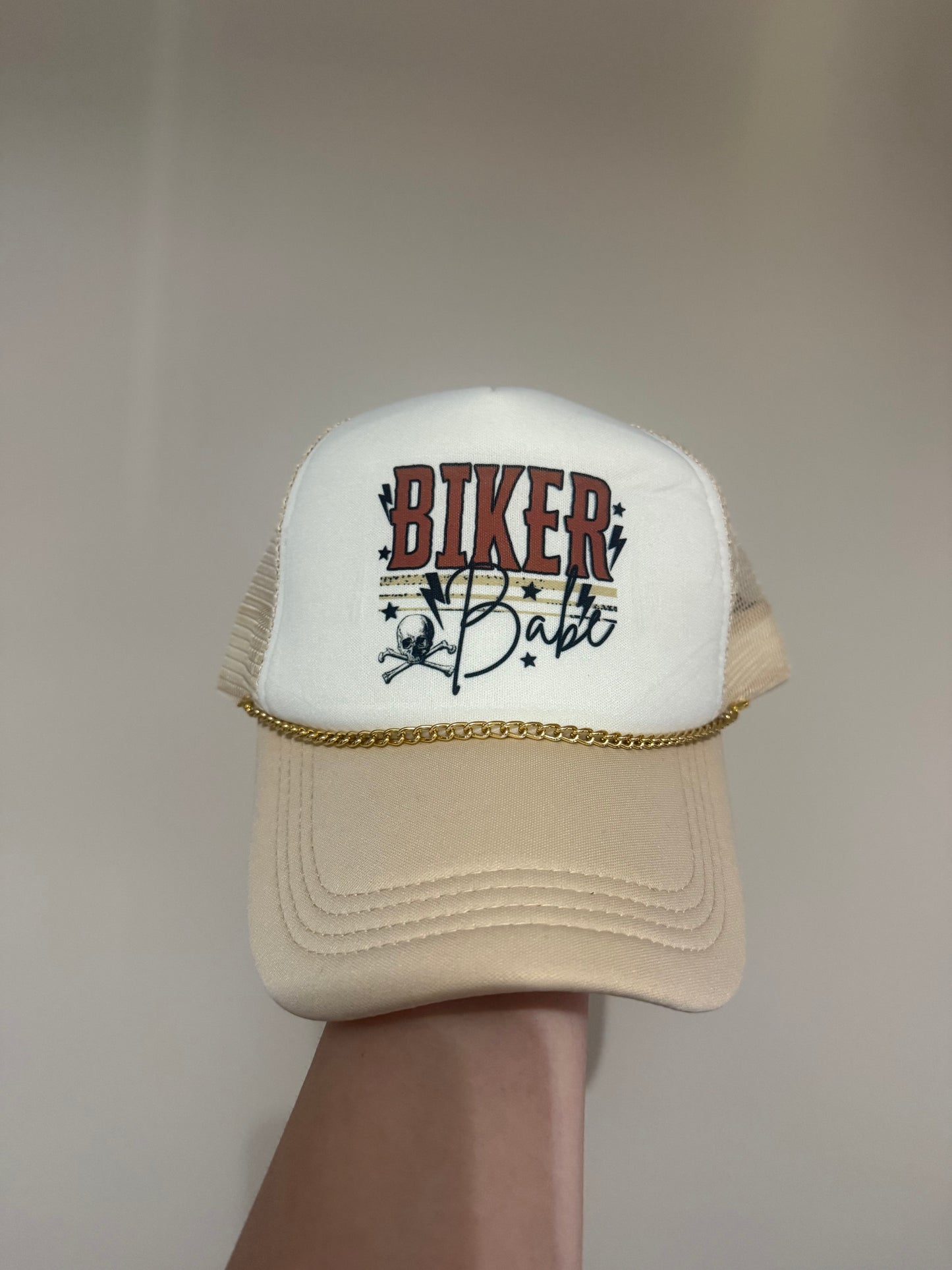 Biker BabeTrucker Hat