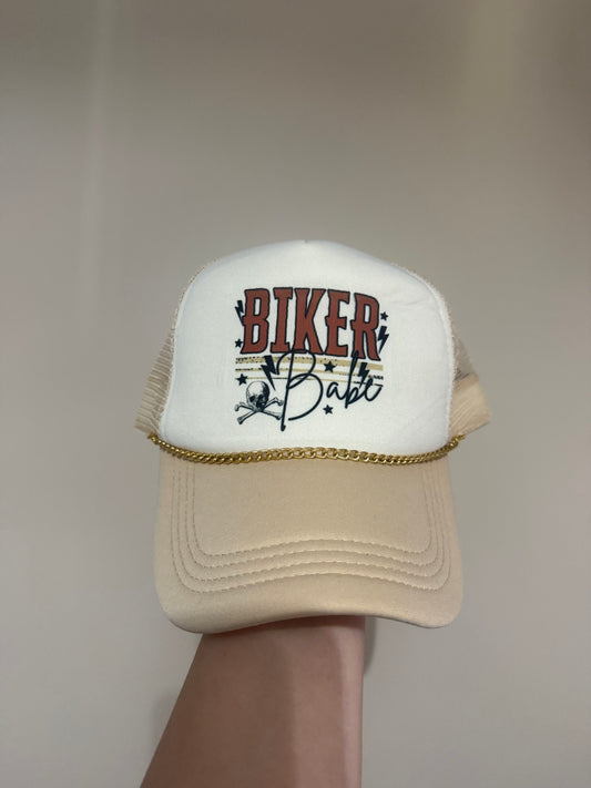 Biker BabeTrucker Hat