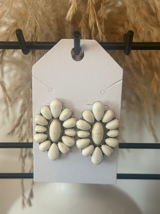 The howlite Earring